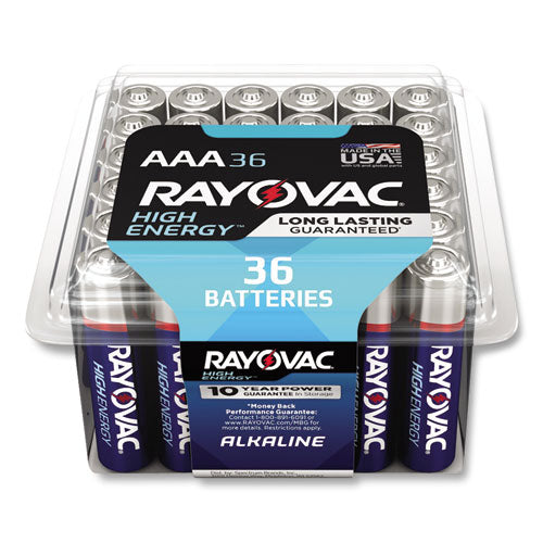 Rayovac® wholesale. RAYOVAC Alkaline Aaa Batteries, 36-pack. HSD Wholesale: Janitorial Supplies, Breakroom Supplies, Office Supplies.
