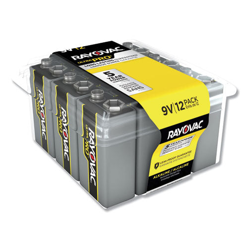 Rayovac® wholesale. RAYOVAC Ultra Pro Alkaline 9v Batteries, 12-pack. HSD Wholesale: Janitorial Supplies, Breakroom Supplies, Office Supplies.