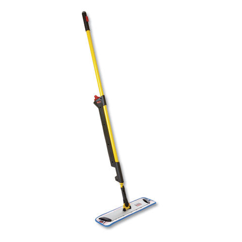 Rubbermaid® Commercial HYGEN™ wholesale. Rubbermaid® Pulse Microfiber Spray Mop System, 56" Overall Mop Length, 17" Frame, 52" Yellow Handle. HSD Wholesale: Janitorial Supplies, Breakroom Supplies, Office Supplies.