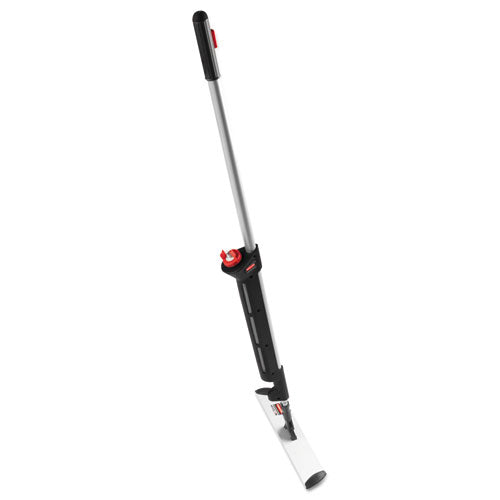 Rubbermaid® Commercial HYGEN™ wholesale. Rubbermaid® Pulse Microfiber Spray Mop System, 56" Overall Mop Length, 17" Frame, 52" Black Handle. HSD Wholesale: Janitorial Supplies, Breakroom Supplies, Office Supplies.
