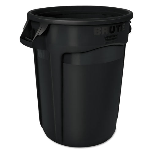 Rubbermaid® Commercial wholesale. Rubbermaid® Round Brute Container, Executive Series, Plastic, 32 Gal, Black, 6-carton. HSD Wholesale: Janitorial Supplies, Breakroom Supplies, Office Supplies.