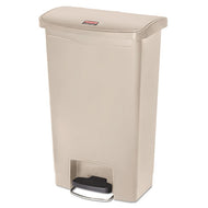 Rubbermaid® Commercial wholesale. Rubbermaid® Slim Jim Resin Step-on Container, Front Step Style, 13 Gal, Beige. HSD Wholesale: Janitorial Supplies, Breakroom Supplies, Office Supplies.