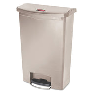 Rubbermaid® Commercial wholesale. Rubbermaid® Slim Jim Resin Step-on Container, Front Step Style, 24 Gal, Beige. HSD Wholesale: Janitorial Supplies, Breakroom Supplies, Office Supplies.