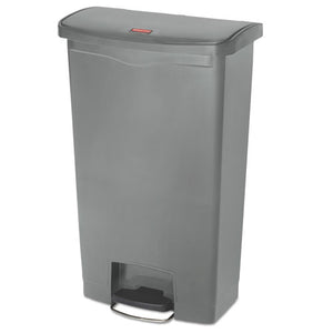 Rubbermaid® Commercial wholesale. Rubbermaid® Slim Jim Resin Step-on Container, Front Step Style, 18 Gal, Gray. HSD Wholesale: Janitorial Supplies, Breakroom Supplies, Office Supplies.