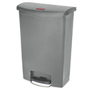 Rubbermaid® Commercial wholesale. Rubbermaid® Slim Jim Resin Step-on Container, Front Step Style, 24 Gal, Gray. HSD Wholesale: Janitorial Supplies, Breakroom Supplies, Office Supplies.