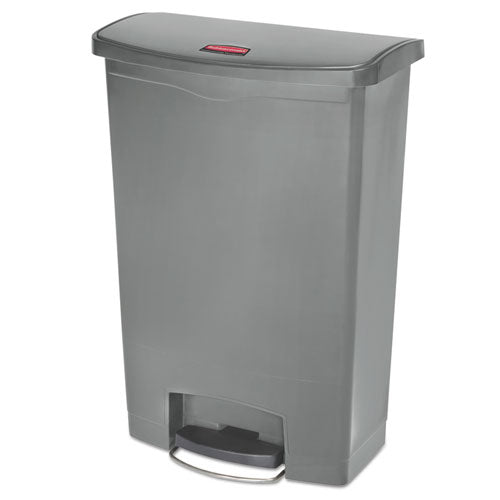 Rubbermaid® Commercial wholesale. Rubbermaid® Slim Jim Resin Step-on Container, Front Step Style, 24 Gal, Gray. HSD Wholesale: Janitorial Supplies, Breakroom Supplies, Office Supplies.