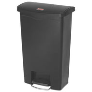 Rubbermaid® Commercial wholesale. Rubbermaid® Slim Jim Resin Step-on Container, Front Step Style, 13 Gal, Black. HSD Wholesale: Janitorial Supplies, Breakroom Supplies, Office Supplies.