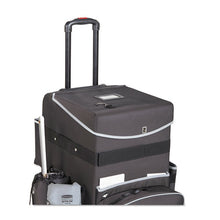 Load image into Gallery viewer, Rubbermaid® Commercial wholesale. Rubbermaid® Executive Quick Cart, Large, 14.25w X 16.5d X 25h, Dark Gray. HSD Wholesale: Janitorial Supplies, Breakroom Supplies, Office Supplies.