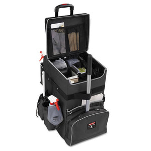 Rubbermaid® Commercial wholesale. Rubbermaid® Executive Quick Cart, Large, 14.25w X 16.5d X 25h, Dark Gray. HSD Wholesale: Janitorial Supplies, Breakroom Supplies, Office Supplies.