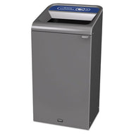 Rubbermaid® Commercial wholesale. Rubbermaid® Configure Indoor Recycling Waste Receptacle, 23 Gal, Gray, Mixed Recycling. HSD Wholesale: Janitorial Supplies, Breakroom Supplies, Office Supplies.