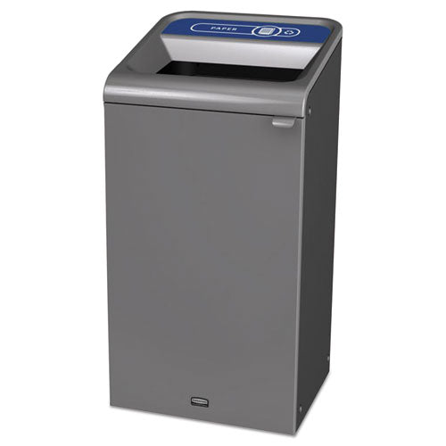 Rubbermaid® Commercial wholesale. Rubbermaid® Configure Indoor Recycling Waste Receptacle, 23 Gal, Gray, Paper. HSD Wholesale: Janitorial Supplies, Breakroom Supplies, Office Supplies.