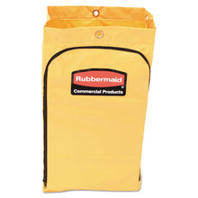 Load image into Gallery viewer, Rubbermaid® Commercial wholesale. Rubbermaid® Zippered Vinyl Cleaning Cart Bag, 24 Gal, , 17.25&quot; X 30.5&quot;, Yellow. HSD Wholesale: Janitorial Supplies, Breakroom Supplies, Office Supplies.