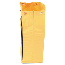 Load image into Gallery viewer, Rubbermaid® Commercial wholesale. Rubbermaid® Zippered Vinyl Cleaning Cart Bag, 24 Gal, , 17.25&quot; X 30.5&quot;, Yellow. HSD Wholesale: Janitorial Supplies, Breakroom Supplies, Office Supplies.