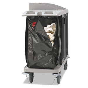 Rubbermaid® Commercial wholesale. Rubbermaid® Zippered Vinyl Cleaning Cart Bag, 25 Gal, 17" X 33", Brown. HSD Wholesale: Janitorial Supplies, Breakroom Supplies, Office Supplies.