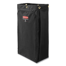 Load image into Gallery viewer, Rubbermaid® Commercial wholesale. Rubbermaid® Fabric Cleaning Cart Bag, 26 Gal, 17.5&quot; X 33&quot;, Black. HSD Wholesale: Janitorial Supplies, Breakroom Supplies, Office Supplies.