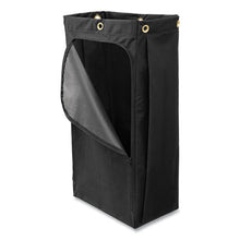 Load image into Gallery viewer, Rubbermaid® Commercial wholesale. Rubbermaid® Fabric Cleaning Cart Bag, 26 Gal, 17.5&quot; X 33&quot;, Black. HSD Wholesale: Janitorial Supplies, Breakroom Supplies, Office Supplies.