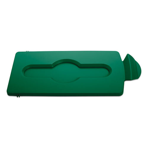 Rubbermaid® Commercial wholesale. Rubbermaid® Slim Jim Single Stream Recycling Top For Slim Jim Containers, 8 X 16.5 X 0.5, Green. HSD Wholesale: Janitorial Supplies, Breakroom Supplies, Office Supplies.