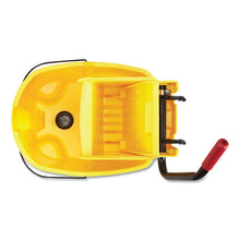 Load image into Gallery viewer, Rubbermaid® Commercial wholesale. Rubbermaid® Wavebrake 2.0 Bucket-wringer Combos, 8.75 Gal, Side Press With Drain, Yellow. HSD Wholesale: Janitorial Supplies, Breakroom Supplies, Office Supplies.