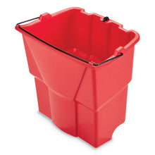 Load image into Gallery viewer, Rubbermaid® Commercial wholesale. Rubbermaid® Wavebrake 2.0 Dirty Water Bucket, 18 Qt, Plastic, Red. HSD Wholesale: Janitorial Supplies, Breakroom Supplies, Office Supplies.