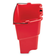 Load image into Gallery viewer, Rubbermaid® Commercial wholesale. Rubbermaid® Wavebrake 2.0 Dirty Water Bucket, 18 Qt, Plastic, Red. HSD Wholesale: Janitorial Supplies, Breakroom Supplies, Office Supplies.