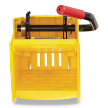 Load image into Gallery viewer, Rubbermaid® Commercial wholesale. Rubbermaid® Wavebrake 2.0 Wringer, Side-press, Plastic, Yellow. HSD Wholesale: Janitorial Supplies, Breakroom Supplies, Office Supplies.