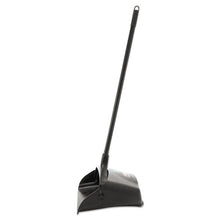 Load image into Gallery viewer, Rubbermaid® Commercial wholesale. Rubbermaid® Lobby Pro Upright Dustpan, W-wheels, 12 1-2 &quot;, Polypropylene W-vinyl Coat, Black. HSD Wholesale: Janitorial Supplies, Breakroom Supplies, Office Supplies.