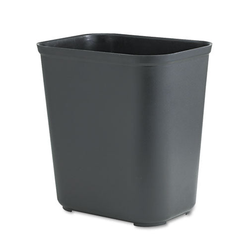 Rubbermaid® Commercial wholesale. Rubbermaid® Fire-resistant Wastebasket, Rectangular, Fiberglass, 7 Gal, Black. HSD Wholesale: Janitorial Supplies, Breakroom Supplies, Office Supplies.