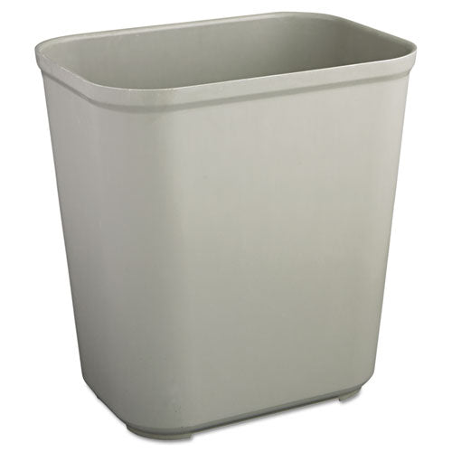 Rubbermaid® Commercial wholesale. Rubbermaid® Fire-resistant Wastebasket, Rectangular, Fiberglass, 7 Gal, Gray. HSD Wholesale: Janitorial Supplies, Breakroom Supplies, Office Supplies.