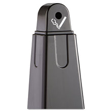 Load image into Gallery viewer, Rubbermaid® Commercial wholesale. Rubbermaid® Groundskeeper Cigarette Waste Collector, Pyramid, 1 Gal, Plastic-steel, Black. HSD Wholesale: Janitorial Supplies, Breakroom Supplies, Office Supplies.