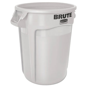 Rubbermaid® Commercial wholesale. Rubbermaid® Round Brute Container, Plastic, 10 Gal, White. HSD Wholesale: Janitorial Supplies, Breakroom Supplies, Office Supplies.