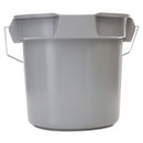Rubbermaid® Commercial wholesale. Rubbermaid® 14 Quart Round Utility Bucket, 12" Diameter X 11 1-4"h, Gray Plastic. HSD Wholesale: Janitorial Supplies, Breakroom Supplies, Office Supplies.