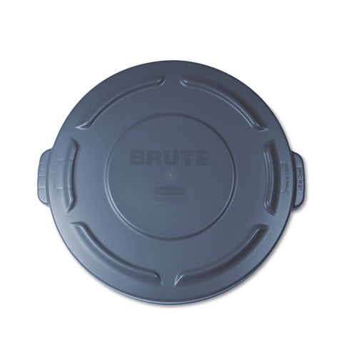 Rubbermaid® Commercial wholesale. Rubbermaid® Flat Top Lid For 20 Gal Round Brute Containers, 19.88" Diameter, Gray. HSD Wholesale: Janitorial Supplies, Breakroom Supplies, Office Supplies.