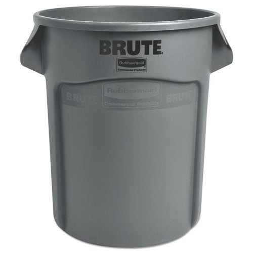 Rubbermaid® Commercial wholesale. Rubbermaid® Round Brute Container, Plastic, 20 Gal, Gray. HSD Wholesale: Janitorial Supplies, Breakroom Supplies, Office Supplies.