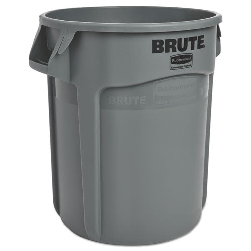 Rubbermaid® Commercial wholesale. Rubbermaid® Round Brute Container, Plastic, 20 Gal, Gray. HSD Wholesale: Janitorial Supplies, Breakroom Supplies, Office Supplies.