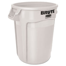 Load image into Gallery viewer, Rubbermaid® Commercial wholesale. Rubbermaid® Round Brute Container, Plastic, 20 Gal, White. HSD Wholesale: Janitorial Supplies, Breakroom Supplies, Office Supplies.