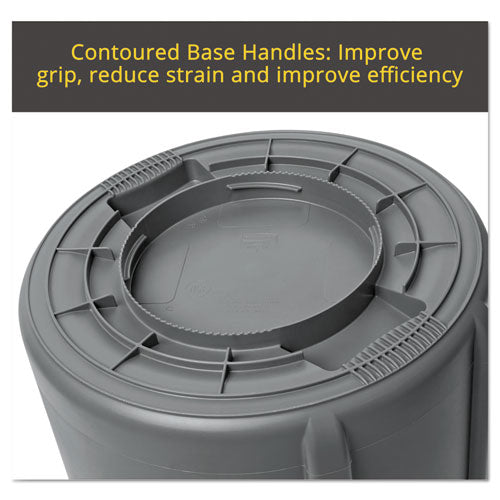 Rubbermaid® Commercial wholesale. Rubbermaid® Round Brute Container, Plastic, 20 Gal, White. HSD Wholesale: Janitorial Supplies, Breakroom Supplies, Office Supplies.