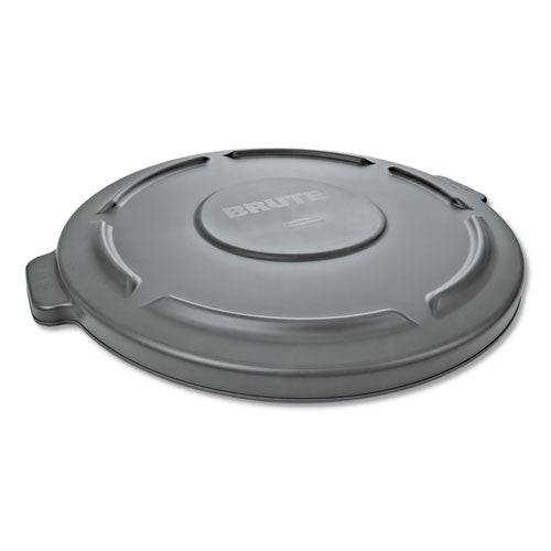 Rubbermaid® Commercial wholesale. Rubbermaid® Round Flat Top Lid, For 32 Gal Round Brute Containers, 22.25" Diameter, Gray. HSD Wholesale: Janitorial Supplies, Breakroom Supplies, Office Supplies.