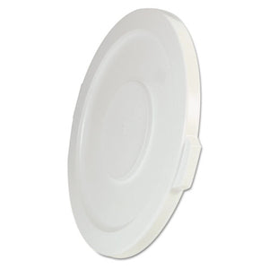 Rubbermaid® Commercial wholesale. Rubbermaid® Round Flat Top Lid, For 32 Gal Round Brute Containers, 22.25" Diameter, White. HSD Wholesale: Janitorial Supplies, Breakroom Supplies, Office Supplies.