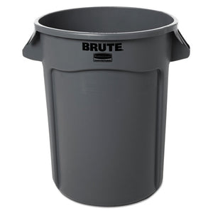 Rubbermaid® Commercial wholesale. Rubbermaid® Round Brute Container, Plastic, 32 Gal, Gray. HSD Wholesale: Janitorial Supplies, Breakroom Supplies, Office Supplies.