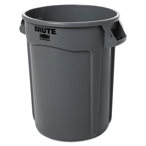 Rubbermaid® Commercial wholesale. Rubbermaid® Round Brute Container, Plastic, 32 Gal, Gray. HSD Wholesale: Janitorial Supplies, Breakroom Supplies, Office Supplies.