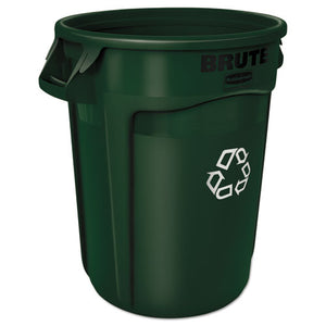 Rubbermaid® Commercial wholesale. Rubbermaid® Round Brute Container, Plastic, 32 Gal, Dark Green. HSD Wholesale: Janitorial Supplies, Breakroom Supplies, Office Supplies.