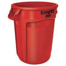 Load image into Gallery viewer, Rubbermaid® Commercial wholesale. Rubbermaid® Round Brute Container, Plastic, 32 Gal, Red. HSD Wholesale: Janitorial Supplies, Breakroom Supplies, Office Supplies.