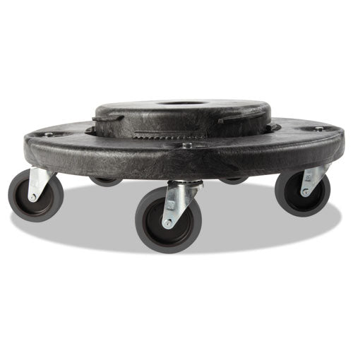 Rubbermaid® Commercial wholesale. Rubbermaid® Brute Quiet Dolly, 250 Lb Capacity, 18.25 Dia. X 6.63h, Black. HSD Wholesale: Janitorial Supplies, Breakroom Supplies, Office Supplies.