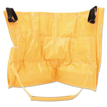 Load image into Gallery viewer, Rubbermaid® Commercial wholesale. Rubbermaid® Brute Caddy Bag, 12 Pockets, Yellow. HSD Wholesale: Janitorial Supplies, Breakroom Supplies, Office Supplies.