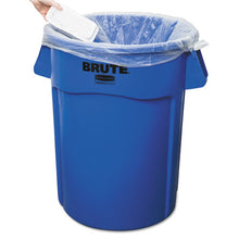 Load image into Gallery viewer, Rubbermaid® Commercial wholesale. Rubbermaid® Brute Vented Trash Receptacle, Round, 44 Gal, Blue. HSD Wholesale: Janitorial Supplies, Breakroom Supplies, Office Supplies.