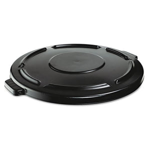 Rubbermaid® Commercial wholesale. Rubbermaid® Vented Round Brute Lid, 24.5 Dia X 1.5h, Black. HSD Wholesale: Janitorial Supplies, Breakroom Supplies, Office Supplies.