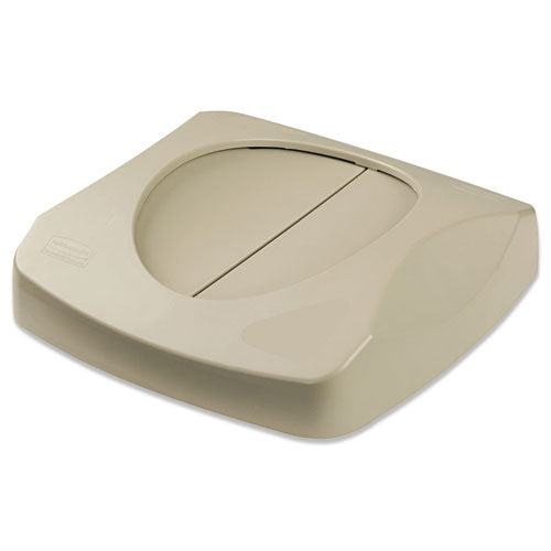 Rubbermaid® Commercial wholesale. Rubbermaid® Swing Top Lid For Untouchable Recycling Center, 16