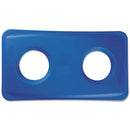 Rubbermaid® Commercial wholesale. Rubbermaid® Lid For Slim Jim Bottle Recycling Container, 20.38w X 11.38d X 2.75h, Blue. HSD Wholesale: Janitorial Supplies, Breakroom Supplies, Office Supplies.