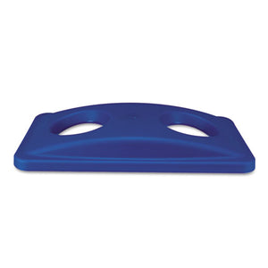 Rubbermaid® Commercial wholesale. Rubbermaid® Lid For Slim Jim Bottle Recycling Container, 20.38w X 11.38d X 2.75h, Blue. HSD Wholesale: Janitorial Supplies, Breakroom Supplies, Office Supplies.