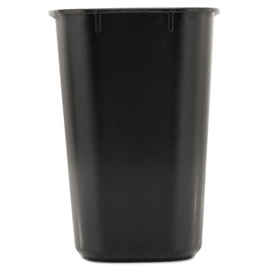 Rubbermaid® Commercial wholesale. Rubbermaid® Deskside Plastic Wastebasket, Rectangular, 3.5 Gal, Black. HSD Wholesale: Janitorial Supplies, Breakroom Supplies, Office Supplies.